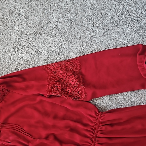 Express Size Medium Red Dress - Picture 3 of 4